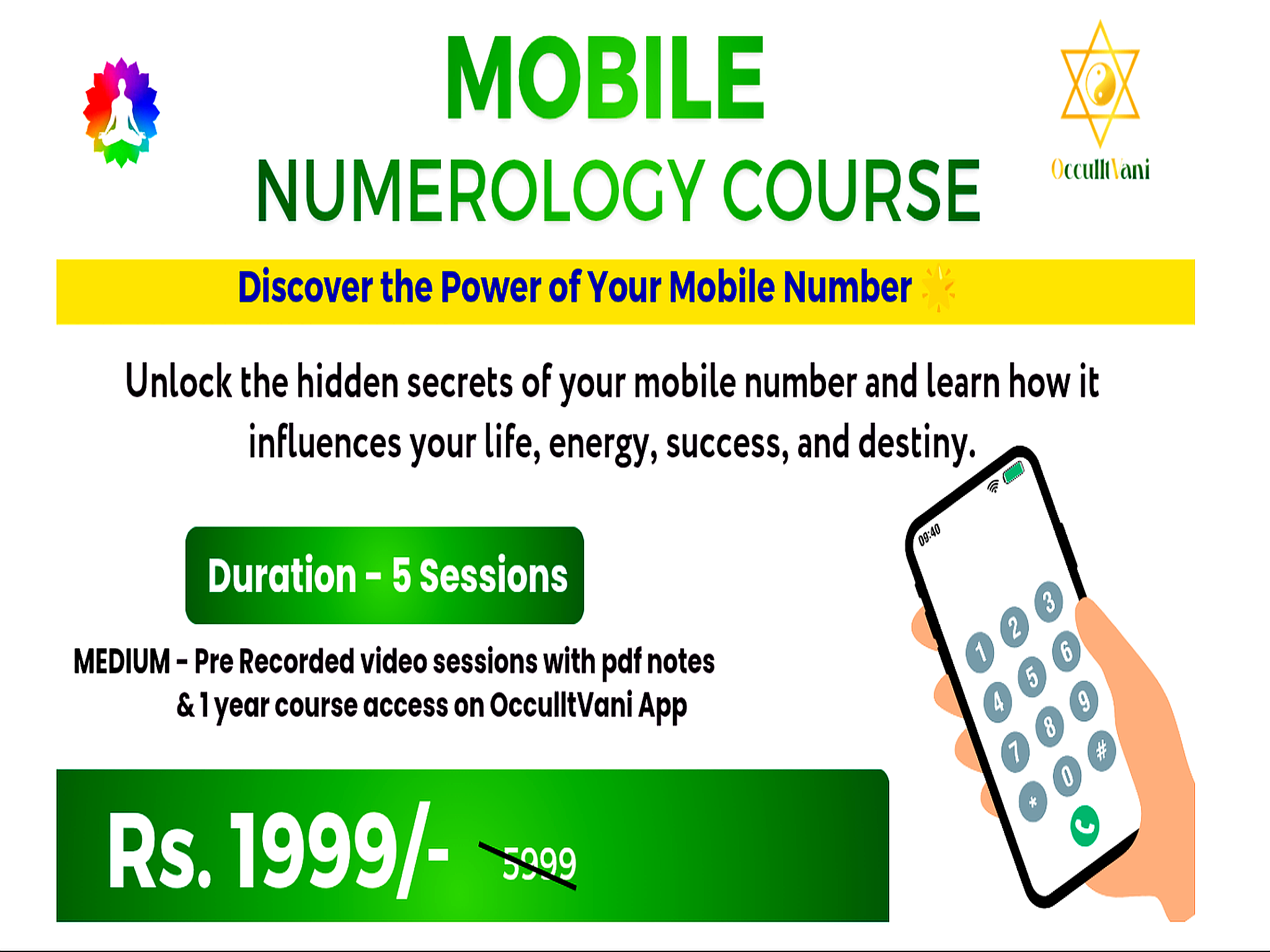 Mobile Numerology Course