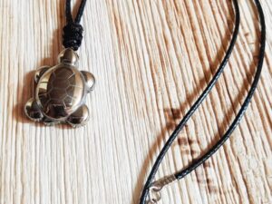 Pyrite Tortoise pendant